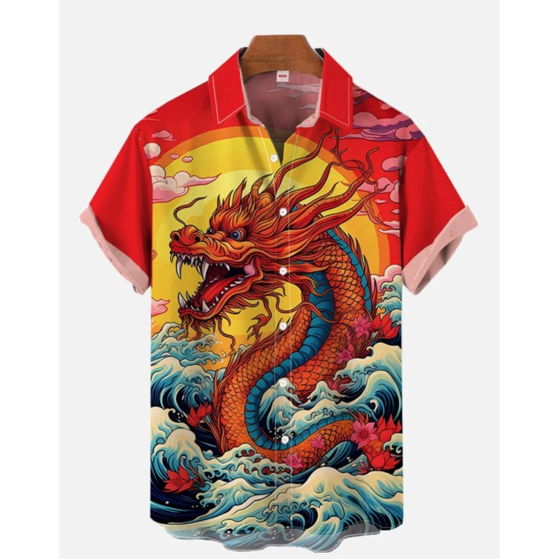 Ethnic Wear Men'S Fashion - Retro Mens Linen Shirt With Ethnic