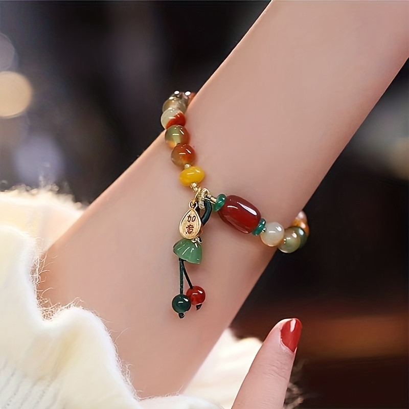 Ethnic Wear Men'S Fashion - 1Pc New Chinese Style Color Beaded