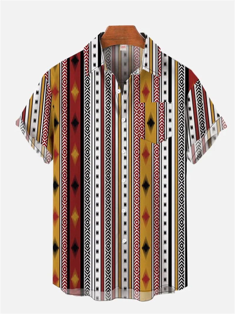 Retro Mens Linen Shirt With Et - Ethnic Wear Men'S Fashion reseña y precio