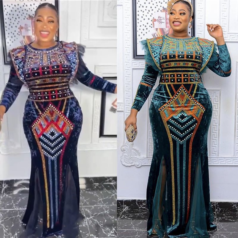 Elegant Women Bazin Rich Afric - Ethnic Fashion House reseña y precio