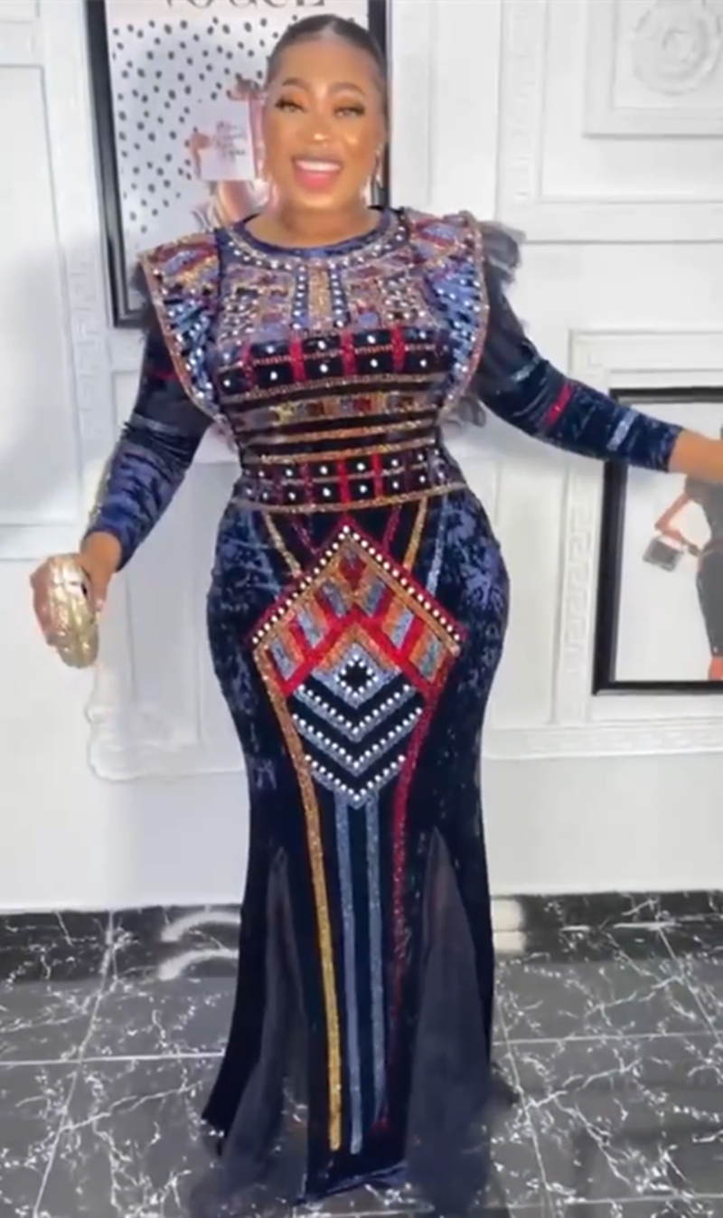 Elegant Women Bazin Rich Afric - Ethnic Fashion House reseña y precio