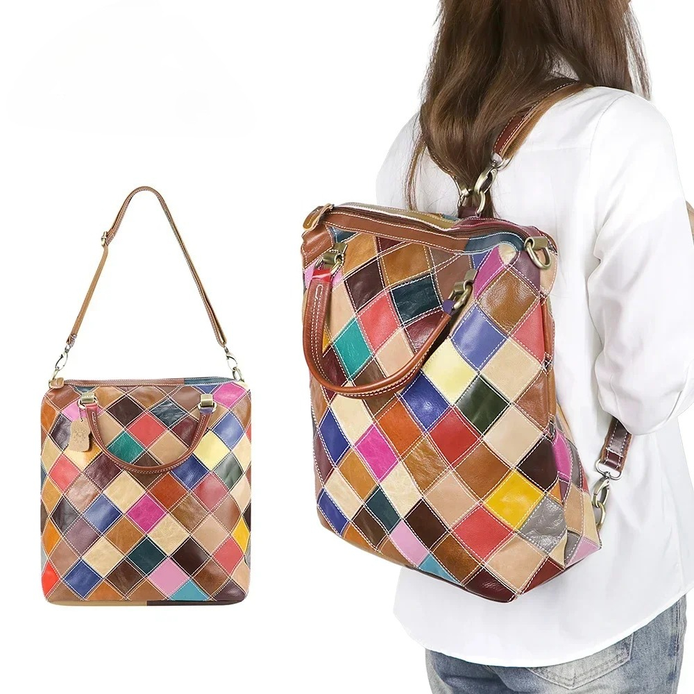 Luxury Genuine Leather Backpac - Urban Ethnic Fashion reseña y precio