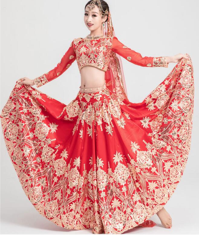 Sequin Embroidery Indian Sari  - Salwar Kameez Set reseña y precio