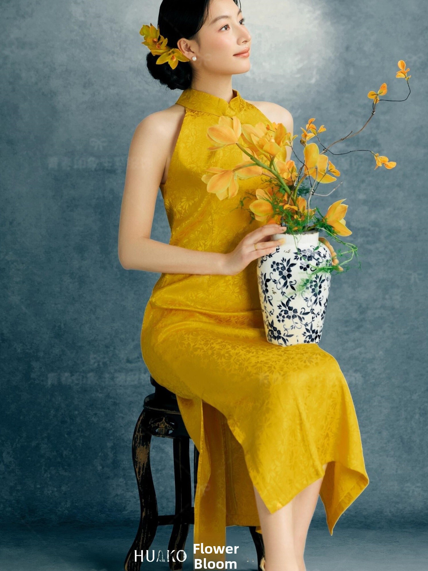 Yellow  Photography Costume Ch - Ethnic Fashion Shoot reseña y precio