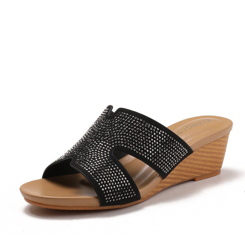 Fashionable Thick Heel Height  - Ethnic Modern Fashion reseña y precio