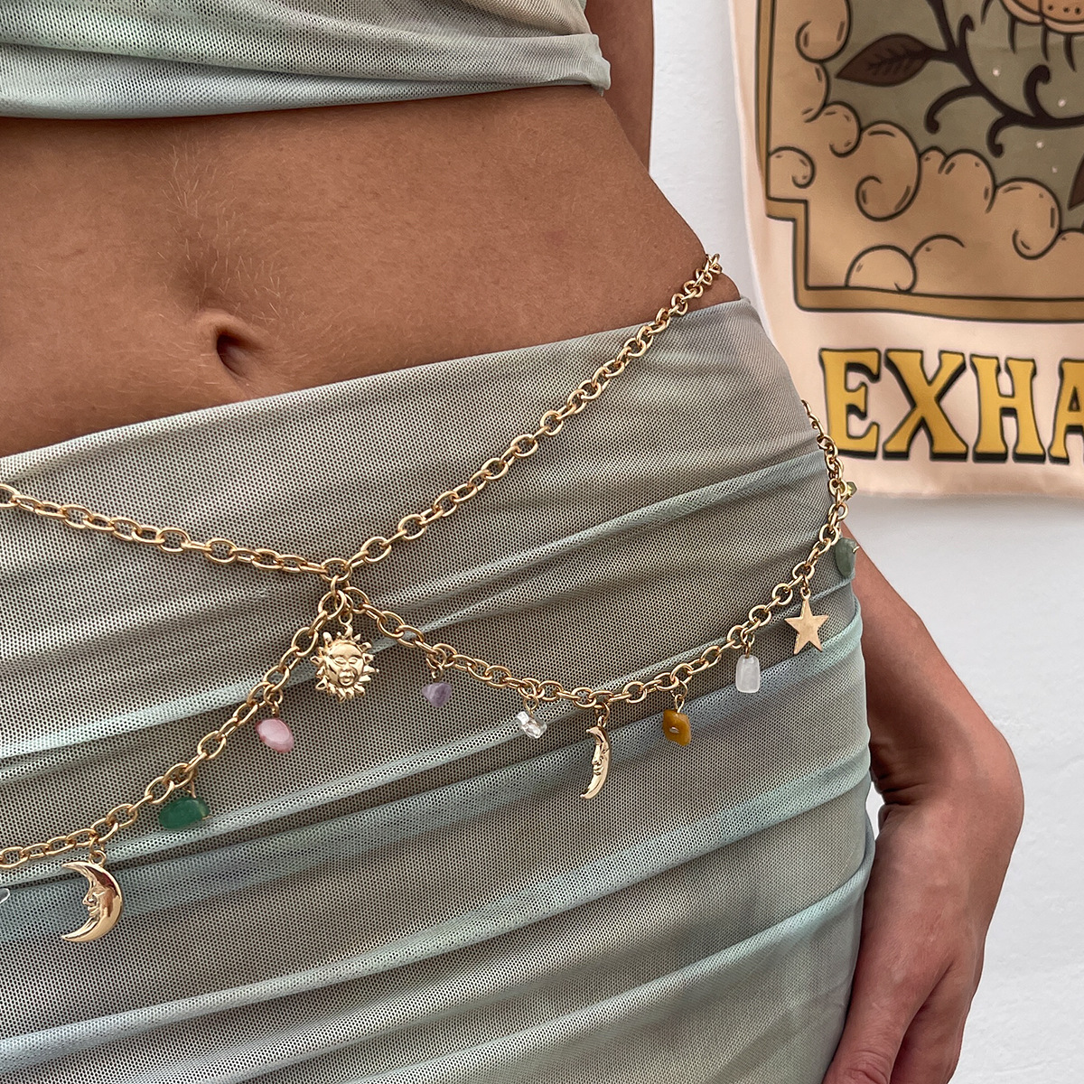 Boho Star Moon Sun Pendant Wai - Ethnic Modern Fashion reseña y precio