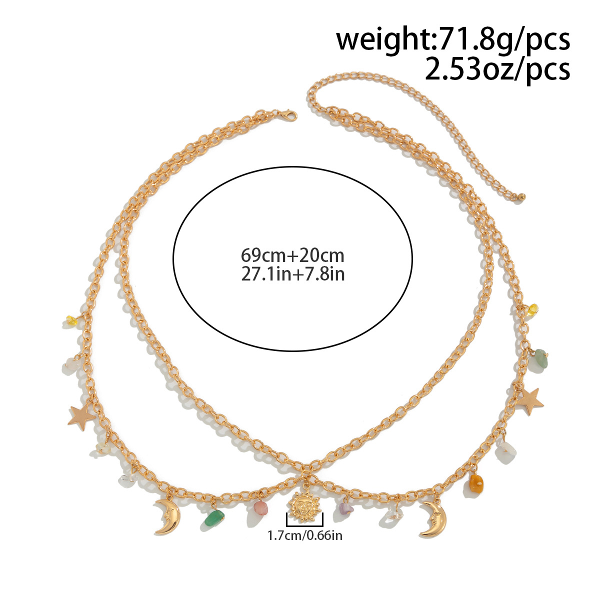 Boho Star Moon Sun Pendant Wai - Ethnic Modern Fashion reseña y precio