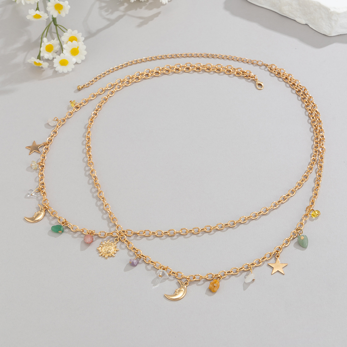 Boho Star Moon Sun Pendant Wai - Ethnic Modern Fashion reseña y precio