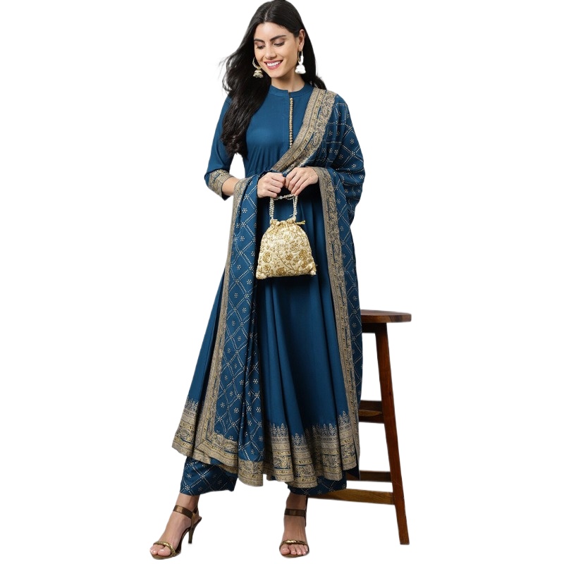 Indian Ethnic Wear Women Kurta - Salwar Kameez Set reseña y precio