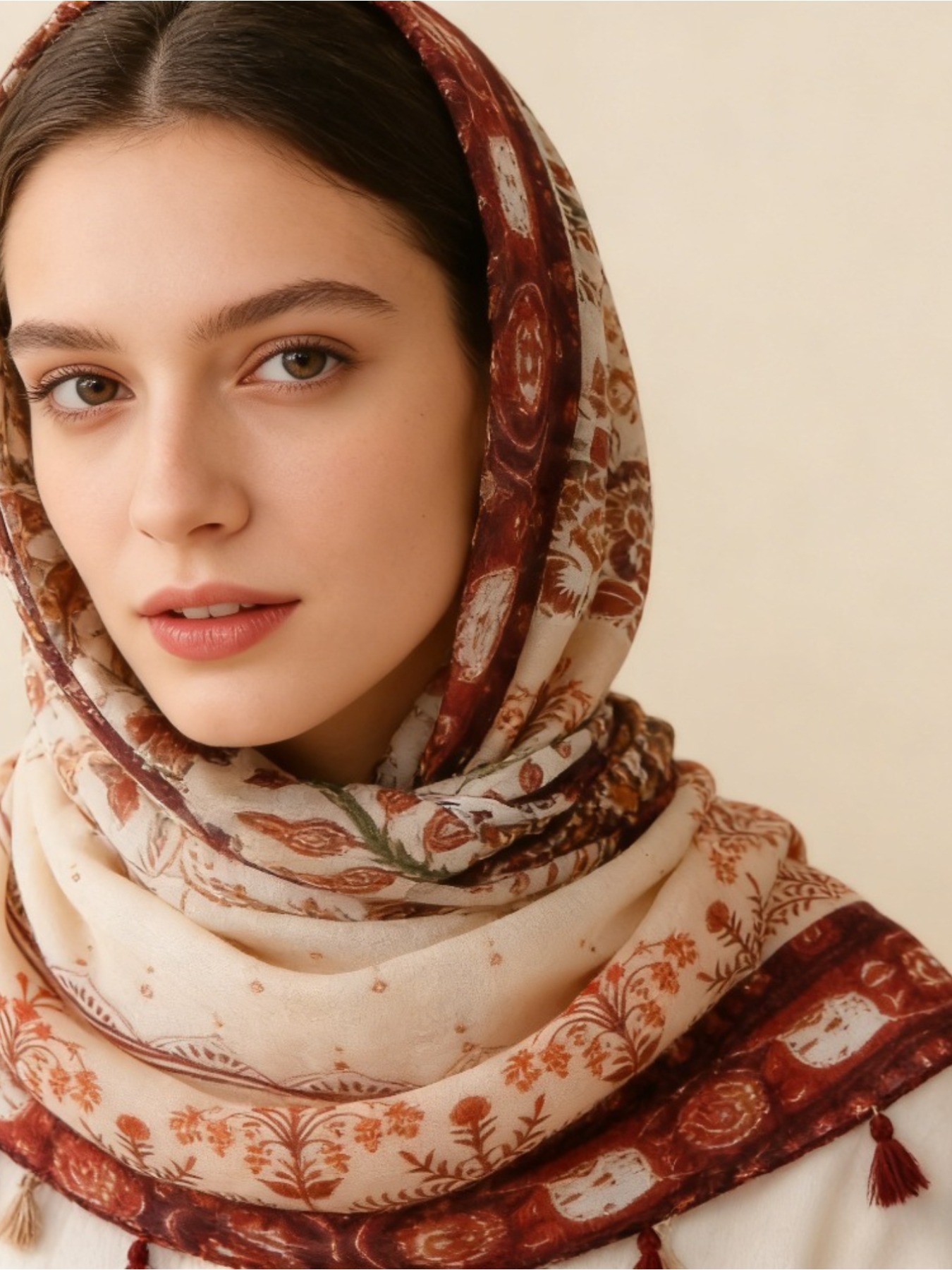 1Pc French retro printing atmo - Go Ethnic Fashion reseña y precio
