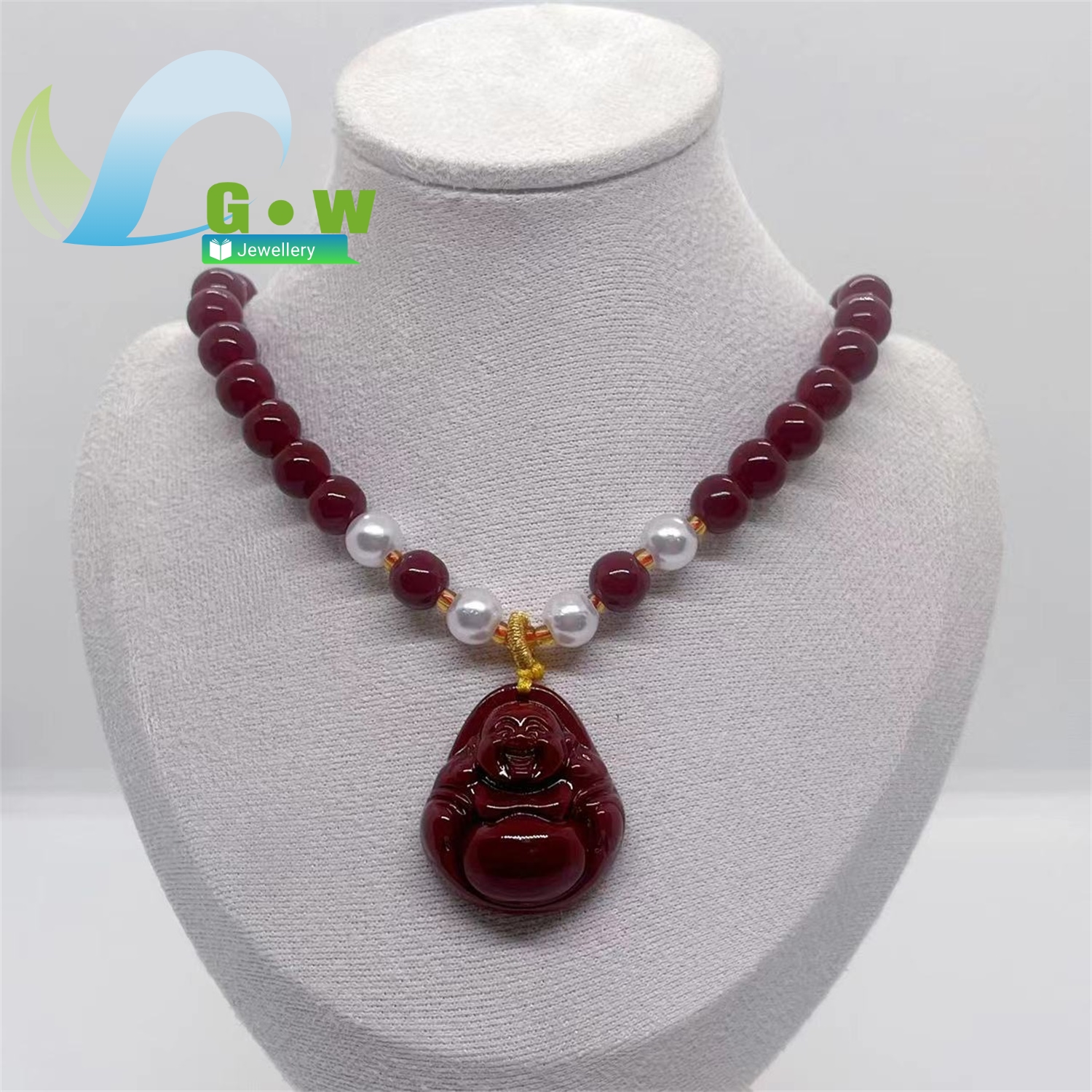 New Cinnabar Guanyin Buddha Pe - Ethnic Fashion Store reseña y precio