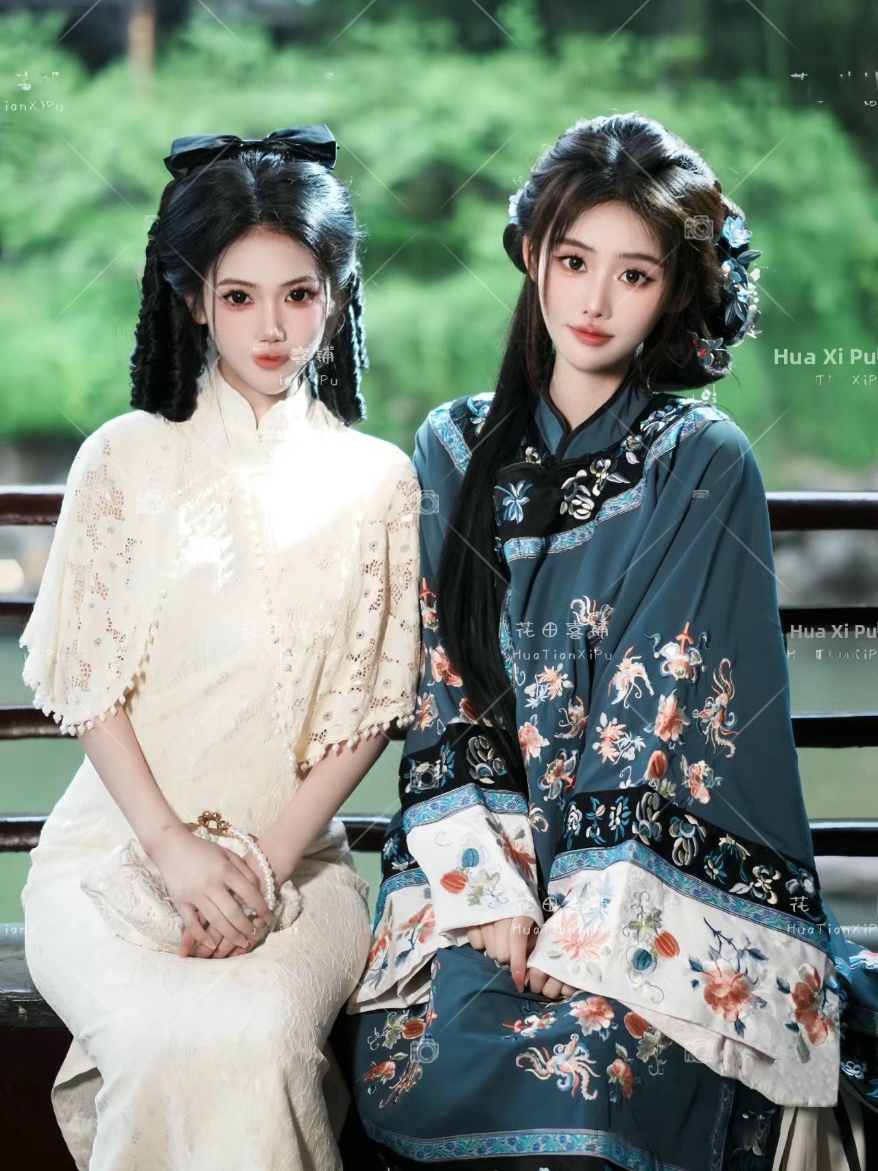 Blue And White Porcelain Hanfu - Ethnic Fashion Shoot reseña y precio