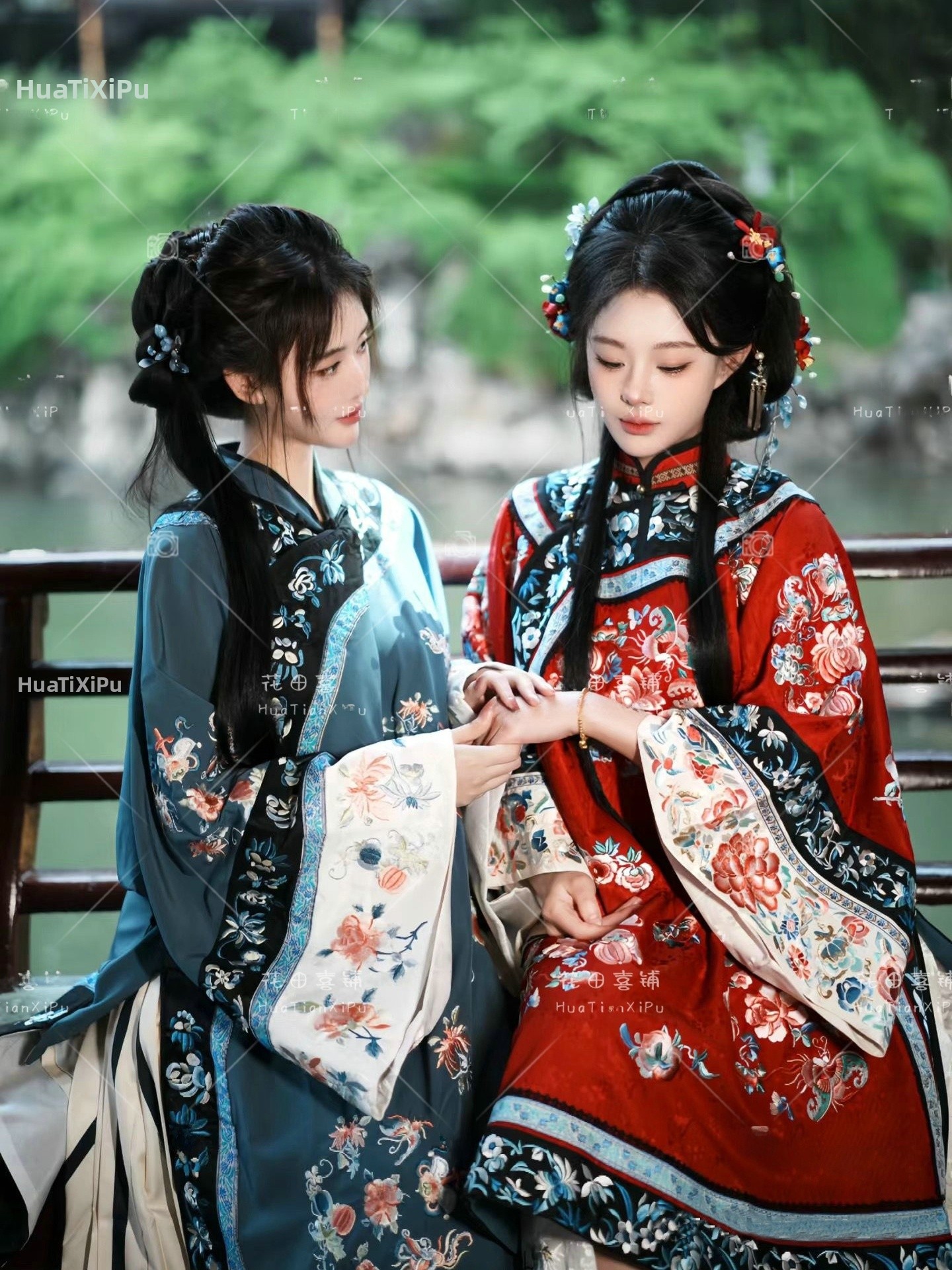 Blue And White Porcelain Hanfu - Ethnic Fashion Shoot reseña y precio