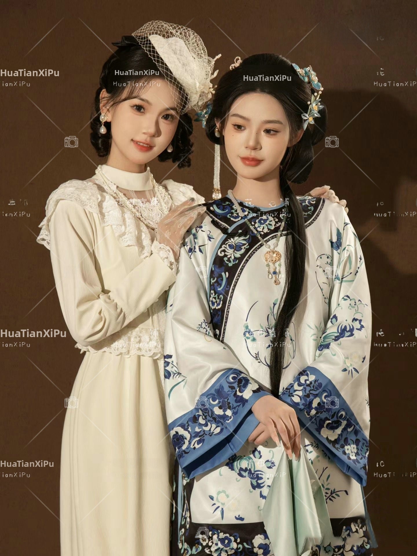Blue And White Porcelain Hanfu - Ethnic Fashion Shoot reseña y precio