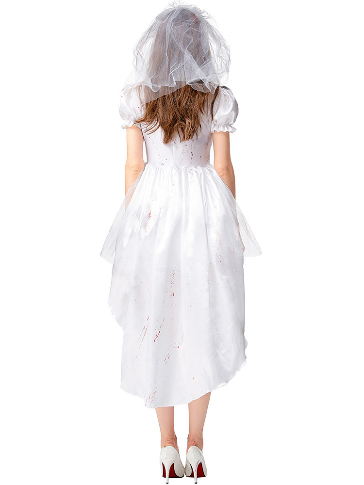 Halloween White Ghost Bride Co - Ethnic Fashion House reseña y precio