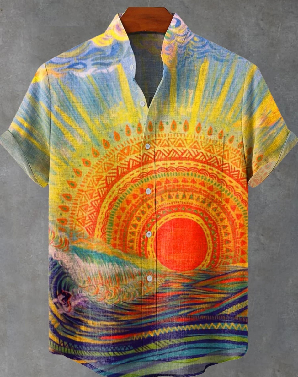 New Ethnic Style Sunset 3D Pri - Ethnic Fast Fashion reseña y precio