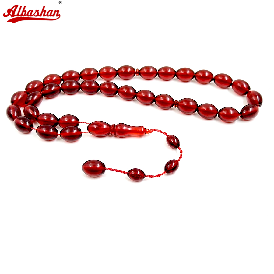 Tasbih Red resin 33 prayer bea - Ethnic Fashion Store reseña y precio