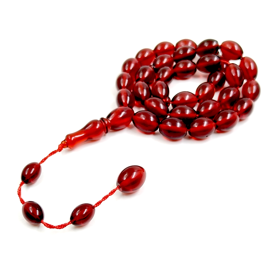 Tasbih Red resin 33 prayer bea - Ethnic Fashion Store reseña y precio