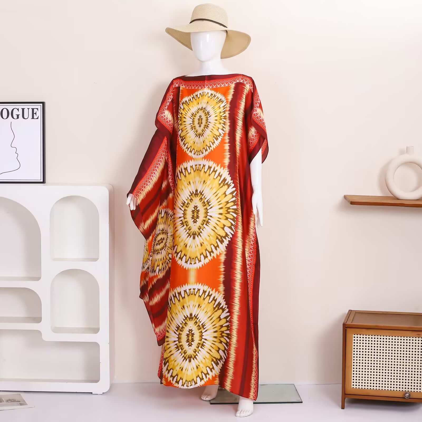 1 retro ethnic geometric print - Go Ethnic Fashion reseña y precio