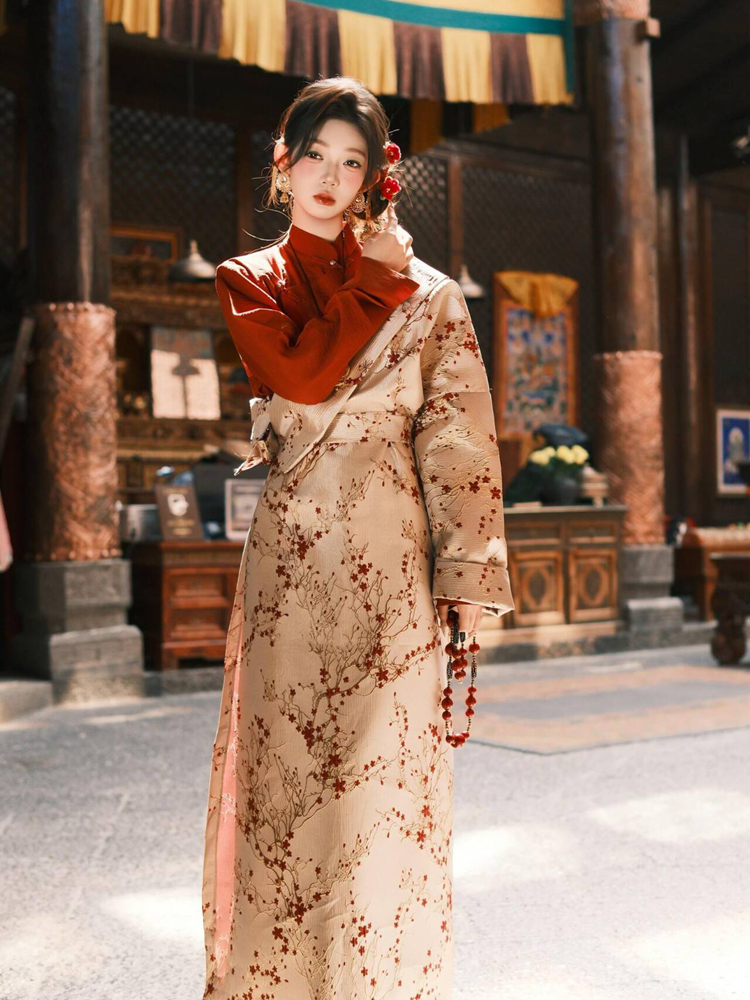 New Style Tibetan Costume Danc - Ethnic Fashion Shoot reseña y precio