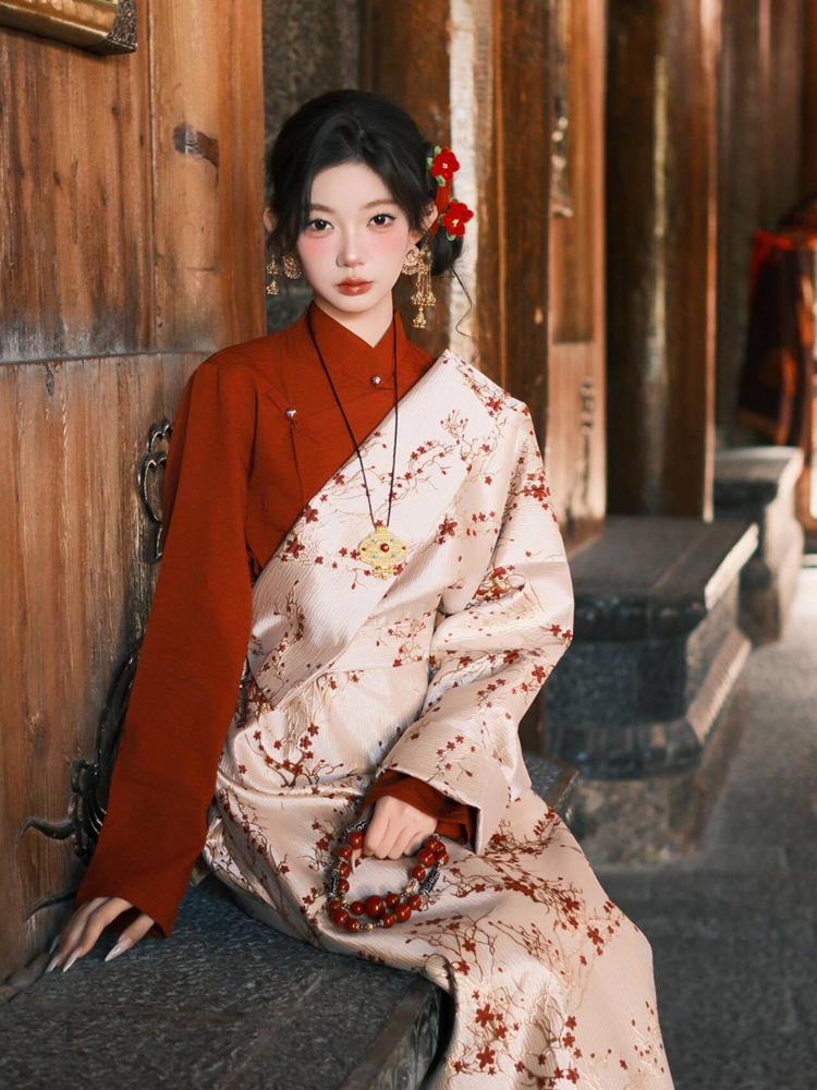 New Style Tibetan Costume Danc - Ethnic Fashion Shoot reseña y precio