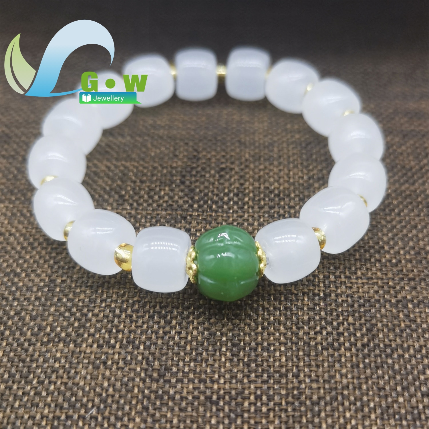 Golden Silk Jade Bracelet Best - Ethnic Fashion Store reseña y precio