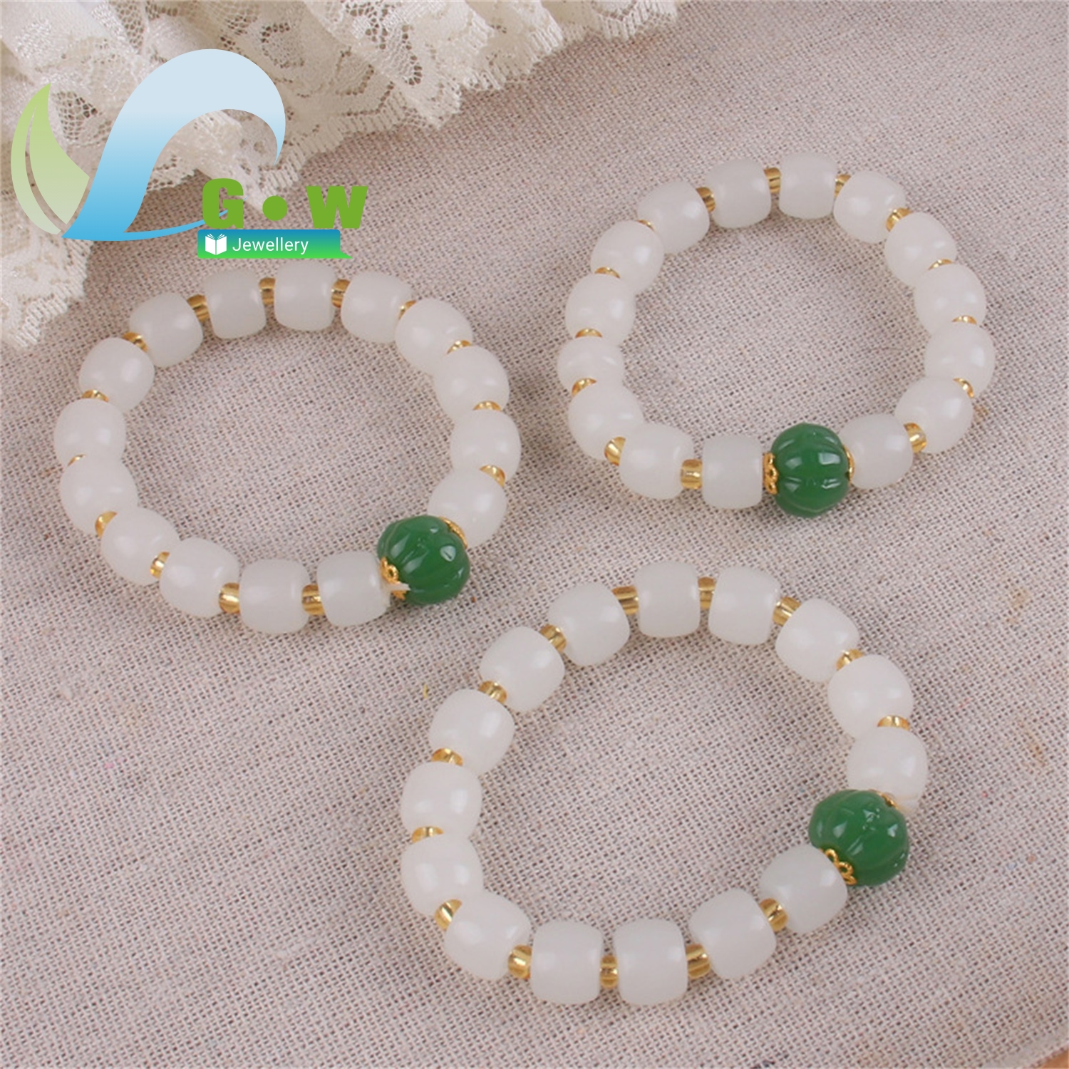 Golden Silk Jade Bracelet Best - Ethnic Fashion Store reseña y precio