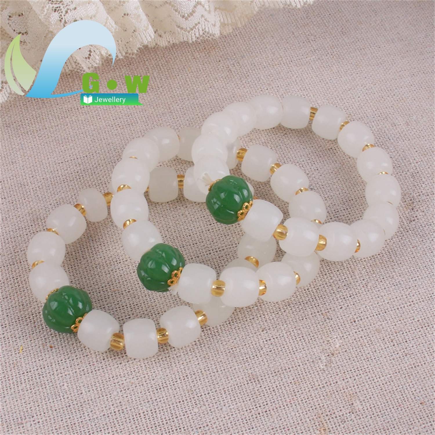 Golden Silk Jade Bracelet Best - Ethnic Fashion Store reseña y precio