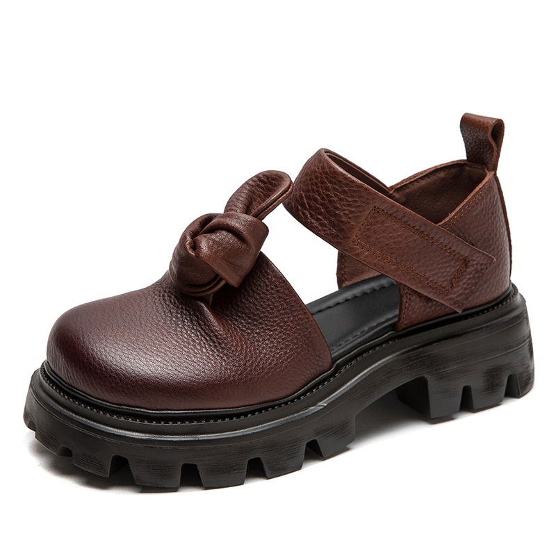 5cm Ethnic Knot Platform Wedge - Ethnic Fashion Women reseña y precio