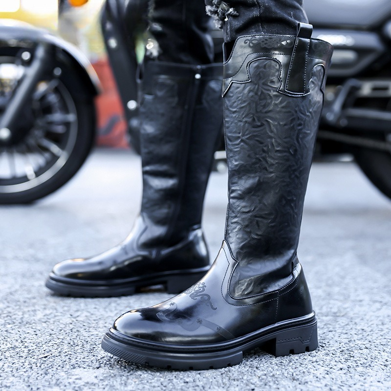 Men's Mid-calf Boots High Qual - The Ethnic Fashion reseña y precio