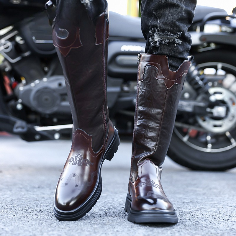 Men's Mid-calf Boots High Qual - The Ethnic Fashion reseña y precio