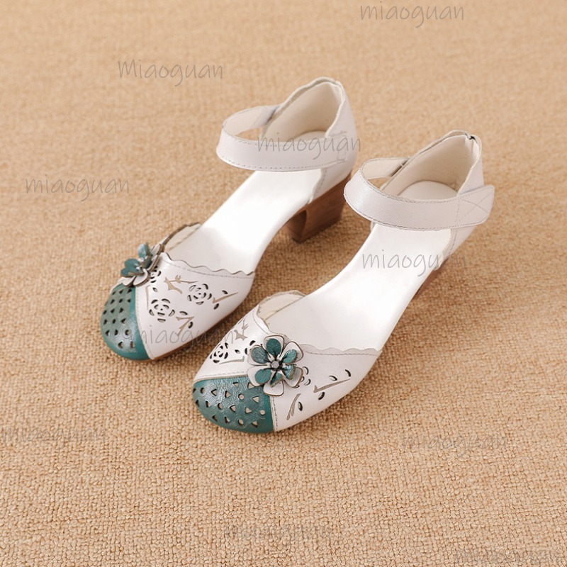 Hollow Out Cover Toe Gladiator - Ethnic Fashion Women reseña y precio