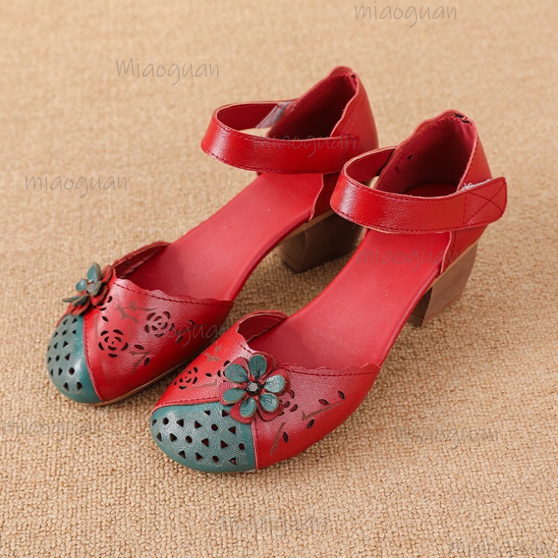 Hollow Out Cover Toe Gladiator - Ethnic Fashion Women reseña y precio