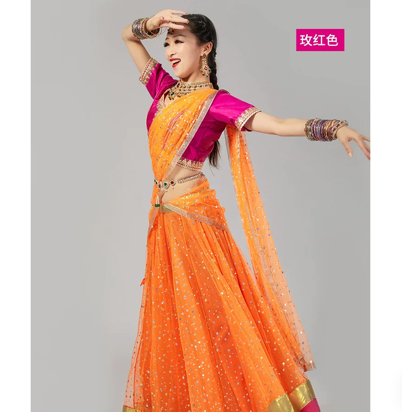 Indian dance dress performance - Salwar Kameez Set reseña y precio