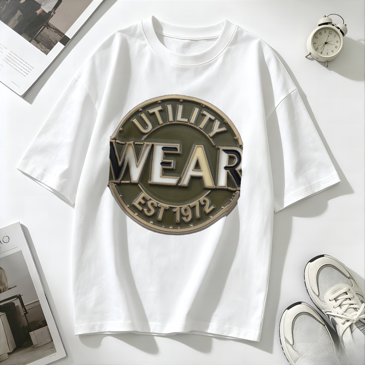 T Shirts Autumn Green Textile  - Urban Ethnic Fashion reseña y precio