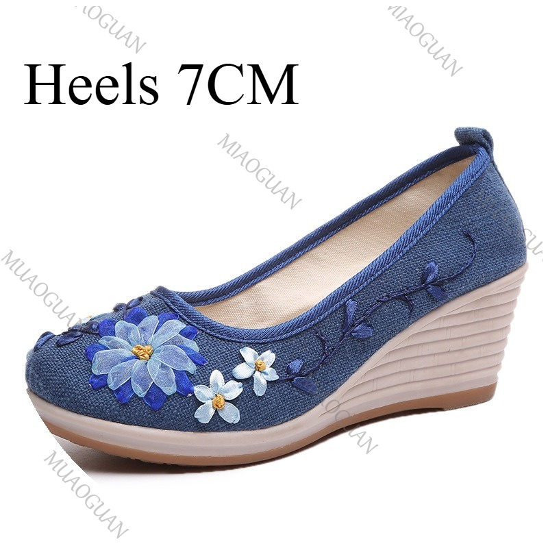 Embroidered Women Comfort Wedg - Ethnic Fashion Women reseña y precio