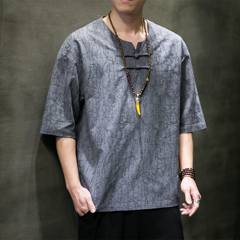 Fashionable Summer Men's T-shi - Urban Ethnic Fashion reseña y precio