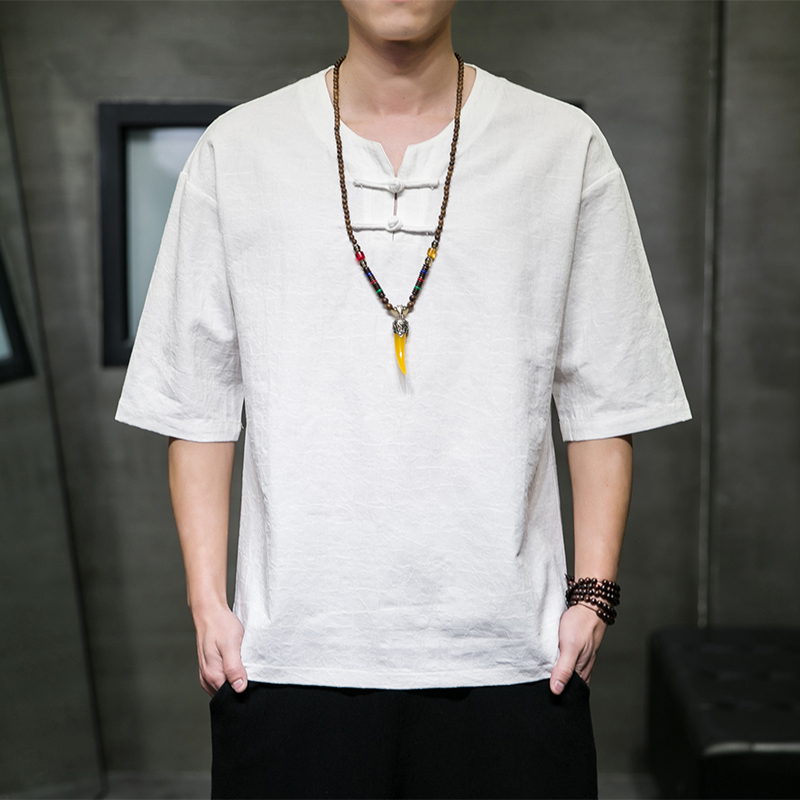 Fashionable Summer Men's T-shi - Urban Ethnic Fashion reseña y precio