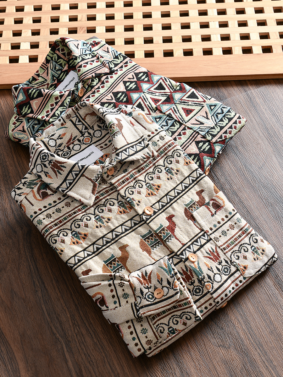  Thickened Collared Men's Shir - Urban Ethnic Fashion reseña y precio