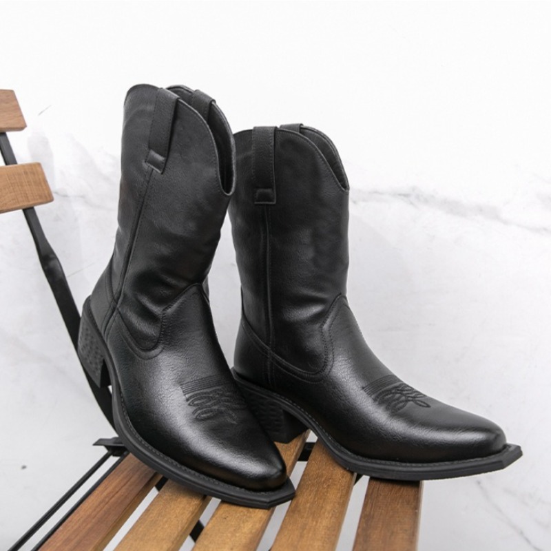 Men Boots Classic Embroidery W - The Ethnic Fashion reseña y precio