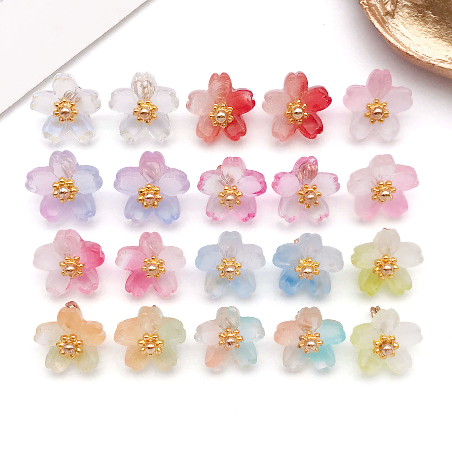 10/20pcs Vibrant Glass Cherry  - Ethnic Modern Fashion reseña y precio
