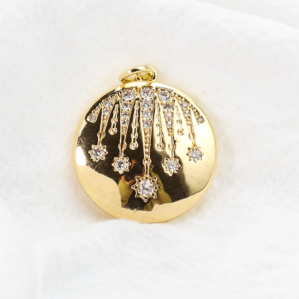Coin Star Pendant Inlay with Z - Ethnic Fashion Shoot reseña y precio