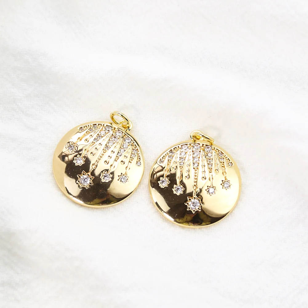 Coin Star Pendant Inlay with Z - Ethnic Fashion Shoot reseña y precio
