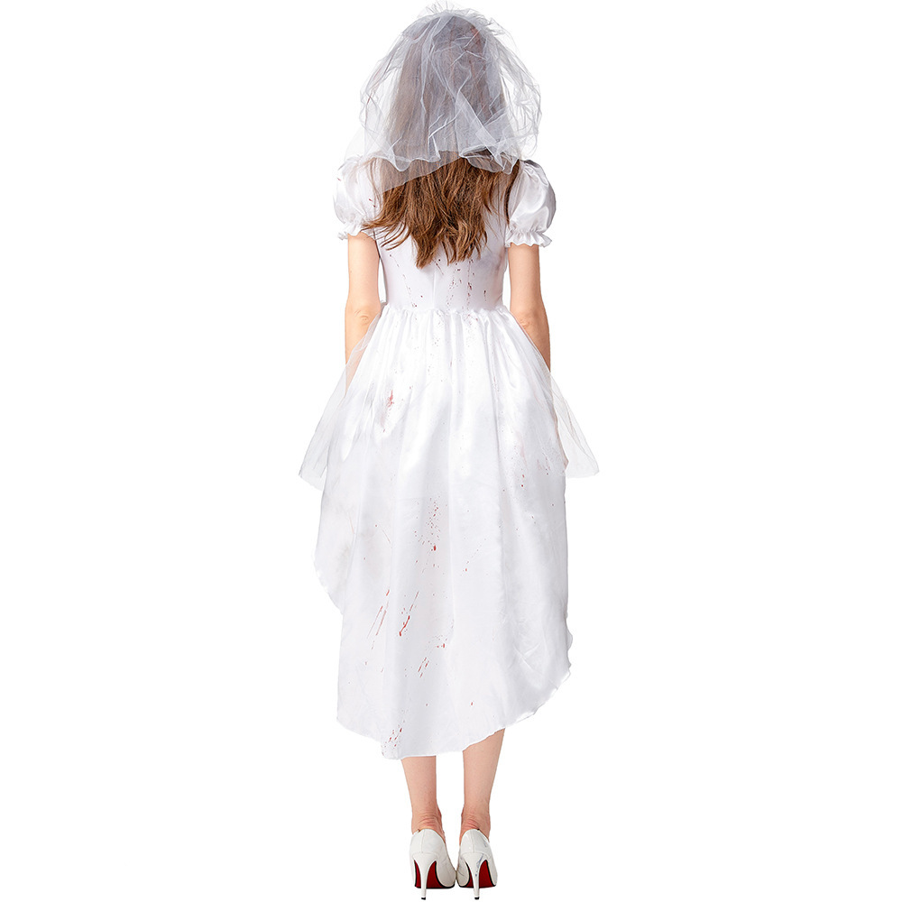Halloween White Ghost Bride Co - Ethnic Fashion House reseña y precio
